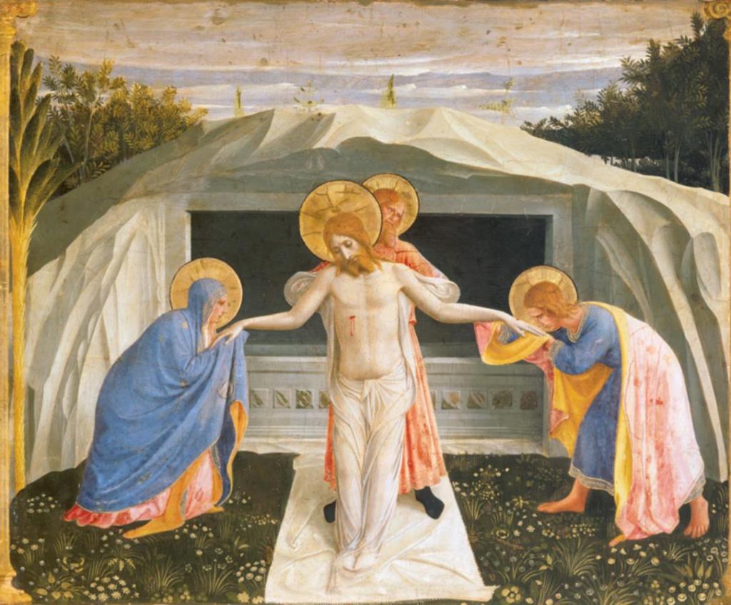Cristo en el sepulcro-Entombment of Christ-Fra Angelico