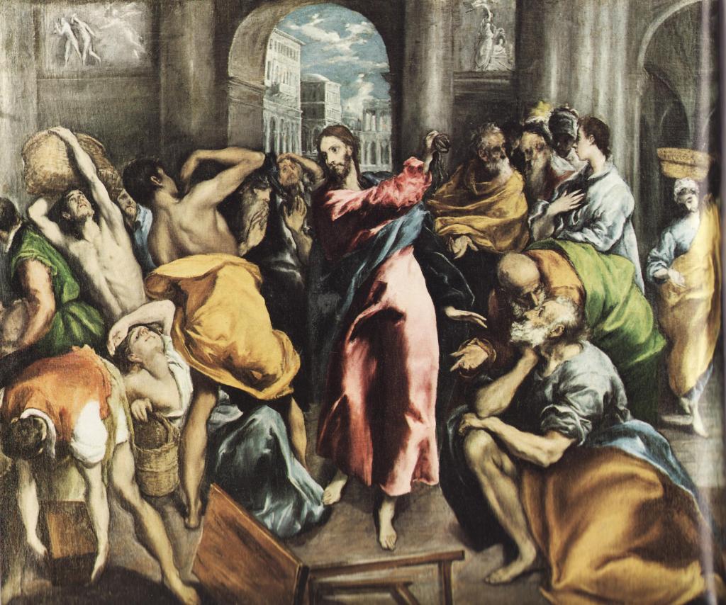 El Greco - Cristo Scaccia I Mercanti Dal Tempio