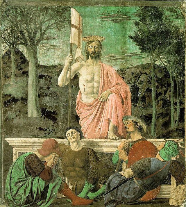 Piero della Francesca - Resurrezione Di Cristo, 1450-1463 -  Affresco - Museo Civico di Sansepolcro
