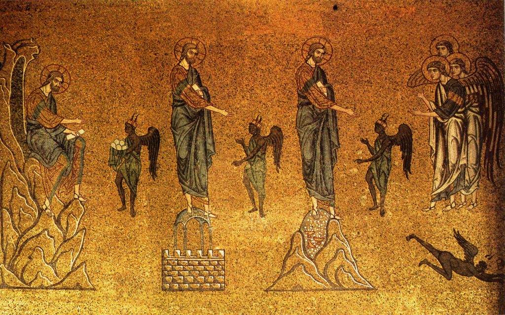 Le Tentazioni Di Cristo - Mosaico, Basilica Di San Marco, Venezia